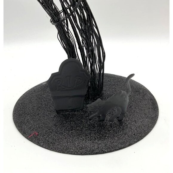 Halloween Bundle with Metal Wire Glitter Tree Diorama Pumpkin & Light Up Witch - Picture 3 of 12